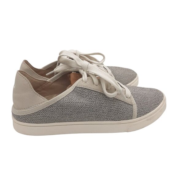 OluKai Pehuea Li Gray Mesh Lace Up/Slip On Sneakers - Picture 1 of 9
